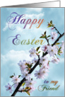 Happy Easter Spring Blossom for Friend card