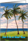 On Island Time Administrative Assistant Retirement Party Invitation card