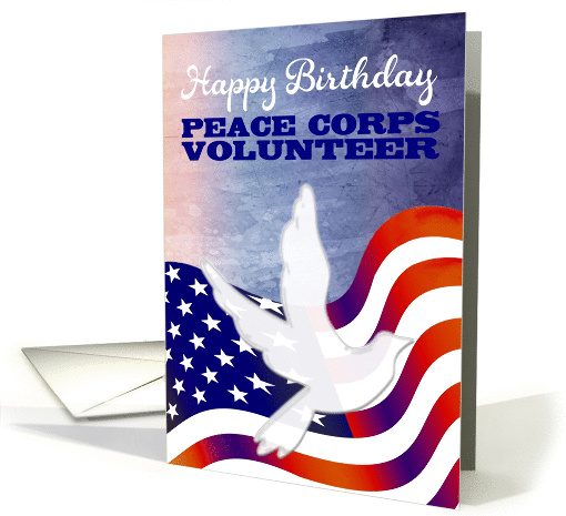 Peace Corps Volunteer Happy Birthday card (1379818)