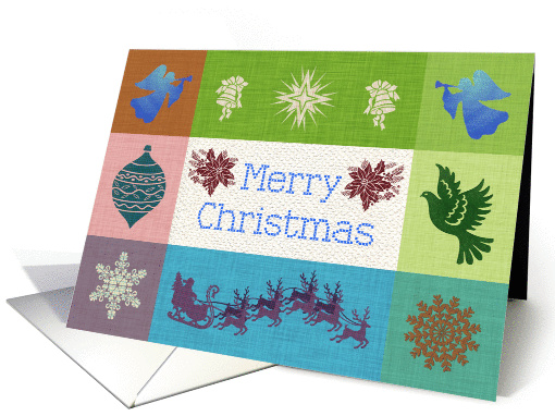 Merry Christmas - Favorite Things Christmas Sampler Collage card
