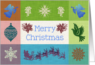 Merry Christmas - Favorite Things Christmas Sampler Collage card