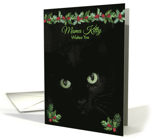 Mama Kitty Wishes You Christmas card (1752736)
