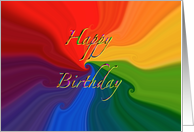 abstract swirl colorful happy birthday Nova card