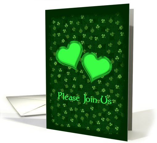 Wedding Invitation Saint Patricks Day Nuptials card (909466)