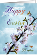 Happy Easter Spring Blossom for Brother card