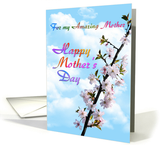 For my Amazing Mother Happy Mothers Day card (922884)