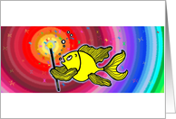 Happy New Year, Make a wish fish :) card
