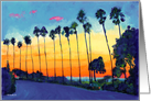 La Jolla California Sunset card