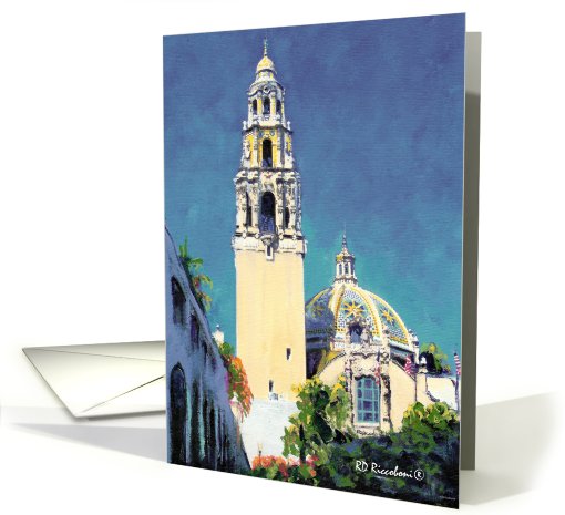 California Bell Tower San Diego card (846360)