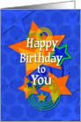 Happy Birthday to You Awesome Boy Stars card