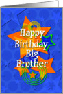 Happy Birthday Big Brother Stars card