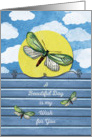 Happy Birthday Beautiful Day Wishes Butterflies Scrapbook Style card