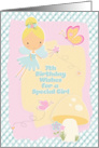 Happy 7th Birthday Wishes for a Special Girl Fairy and Butterflies card
