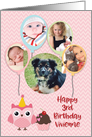 Happy Birthday 3rd Birthday to Vivienne card