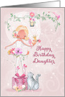 Happy Birthday to Daughter Pretty Ballerina card