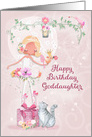 Happy Birthday to Goddaughter Pretty Ballerina card