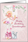 Happy Birthday to Granddaughter Pretty Ballerina card