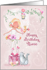 Happy Birthday to Niece Pretty Ballerina card