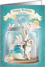 Happy Birthday to Great Niece Fairy Rabbit Fantasy in Jar card