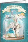 Happy 16th Birthday to Great Niece Fairy Rabbit Fantasy in Jar card