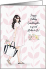 Happy Birthday Granddaughter Mother-to-Be Young Modern Woman card