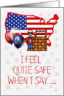 Homeland Security Themed Happy Birthday Security Guard United States card