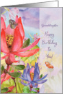 Granddaughter Birthday Beautiful Flower Garden card