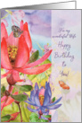 Wife Birthday Beautiful Flower Garden card