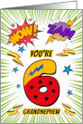 Grandnephew 6th Birthday Comic Book Style card