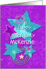 Happy Birthday Amazing Girl customize age and name card