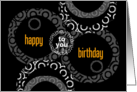 Happy Birthday to You Circles card
