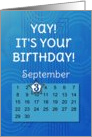 September 3rd Yay It’s Your Birthday date specific card