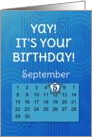September 5th Yay It’s Your Birthday date specific card