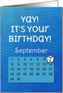 September 7th Yay It’s Your Birthday date specific card