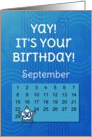 September 30th Yay It’s Your Birthday date specific card
