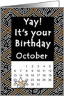 October 28th Yay It’s Your Birthday date specific card