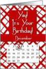 December 3rd Yay It’s Your Birthday date specific card