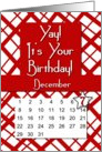 December 7th Yay It’s Your Birthday date specific card