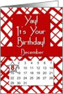 December 8th Yay It’s Your Birthday date specific card
