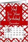 December 9th Yay It’s Your Birthday date specific card