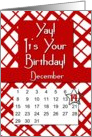 December 14th Yay It’s Your Birthday date specific card
