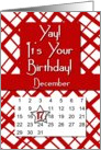 December 17th Yay It’s Your Birthday date specific card