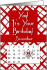 December 19th Yay It’s Your Birthday date specific card