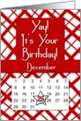 December 25th Yay It’s Your Birthday date specific card