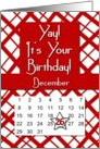 December 26th Yay It’s Your Birthday date specific card