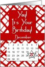 December 27th Yay It’s Your Birthday date specific card