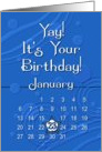 January 23rd Yay It’s Your Birthday date specific card