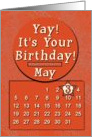 May 3rd Yay It’s Your Birthday date specific card