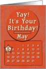 May 5th Yay It’s Your Birthday date specific card