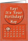 May 6th Yay It’s Your Birthday date specific card